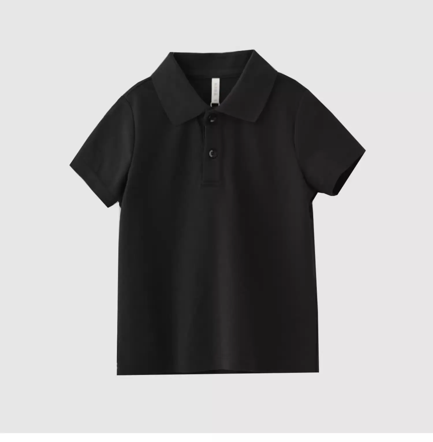 Tiny Angel Polo Collar Short Sleeve Boys Girls White — feature 22