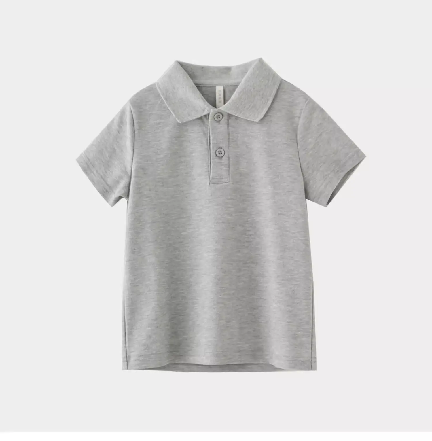 Tiny Angel Polo Collar Short Sleeve Boys Girls White — feature 28