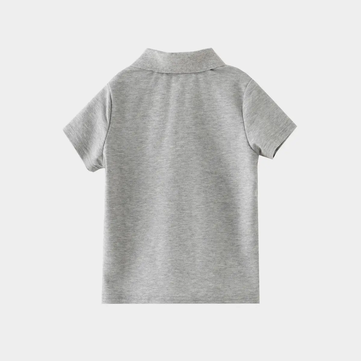 Tiny Angel Polo Collar Short Sleeve Boys Girls White — feature 33