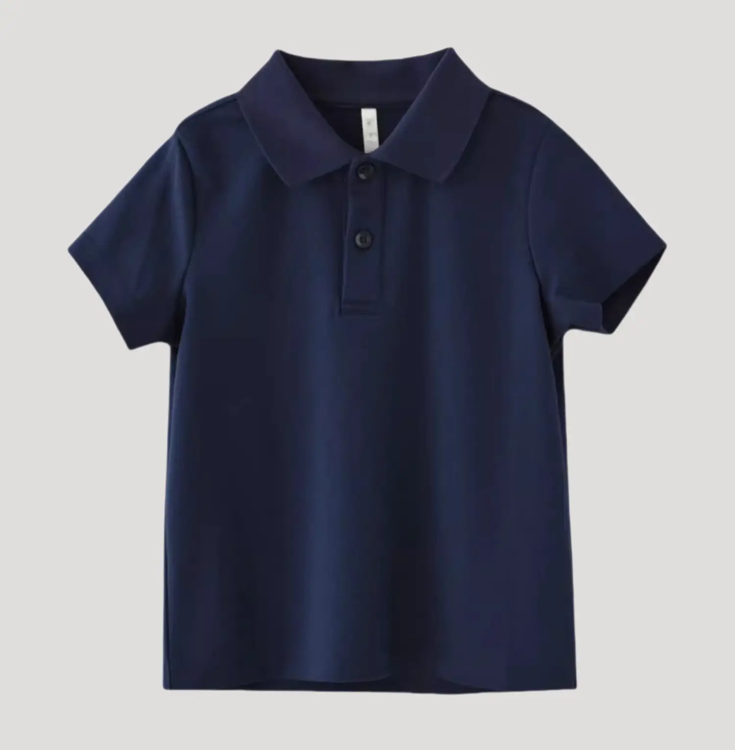 Tiny Angel Polo Collar Short Sleeve Boys Girls White — feature 6