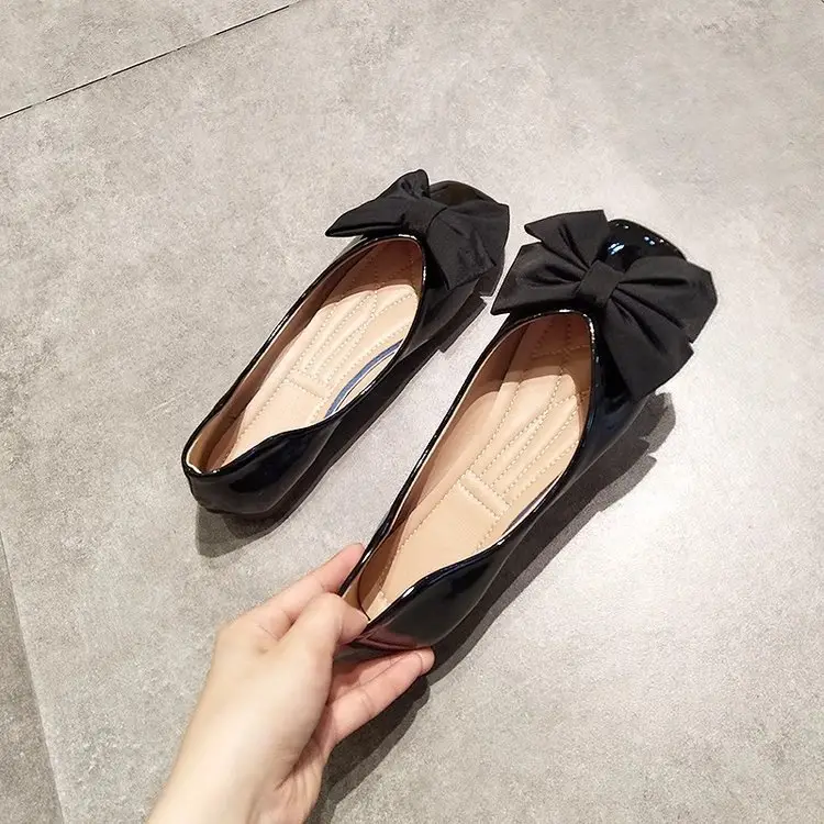 2025 Summer Women's Red Bow Flat Shoes — feature 12