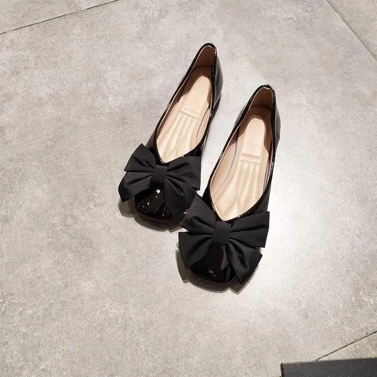 2025 Summer Women's Red Bow Flat Shoes — feature 9