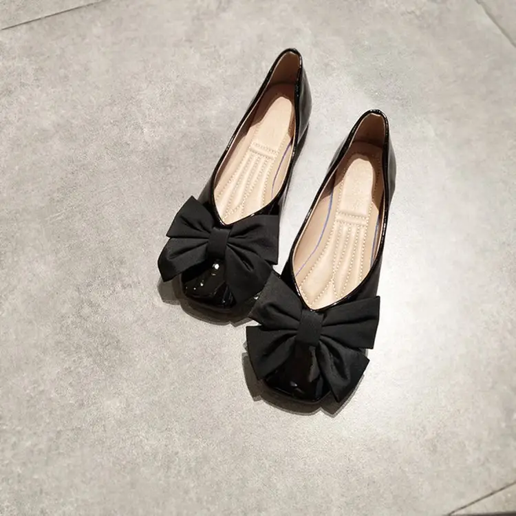 2025 Summer Women's Red Bow Flat Shoes - Image 2