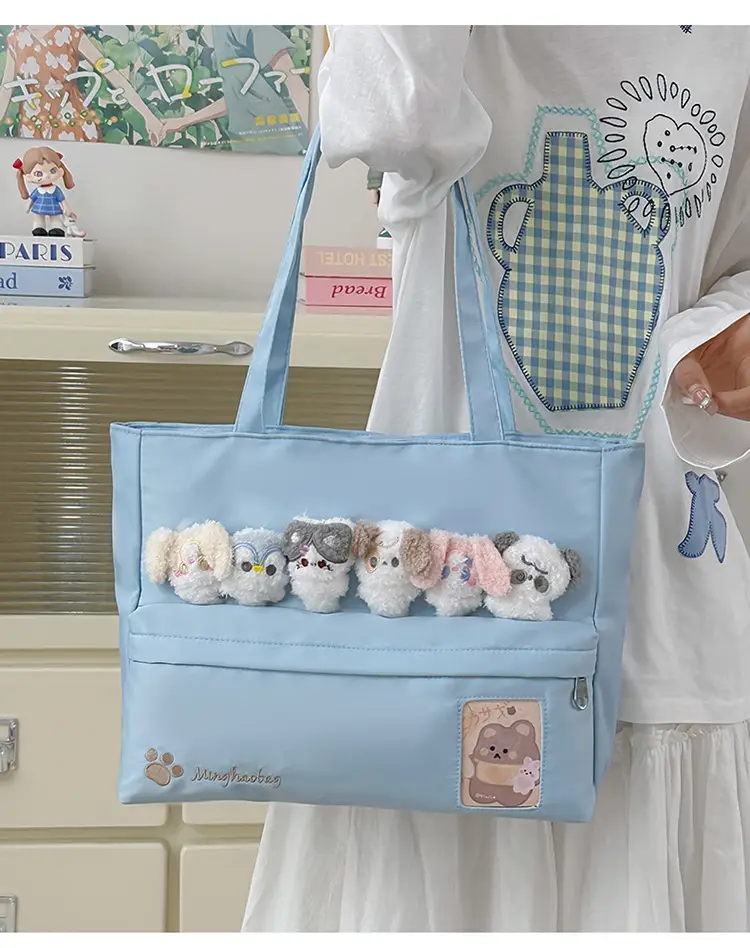 Cute Cartoon Crossbody Bag Large Capacity for Girls — feature 14