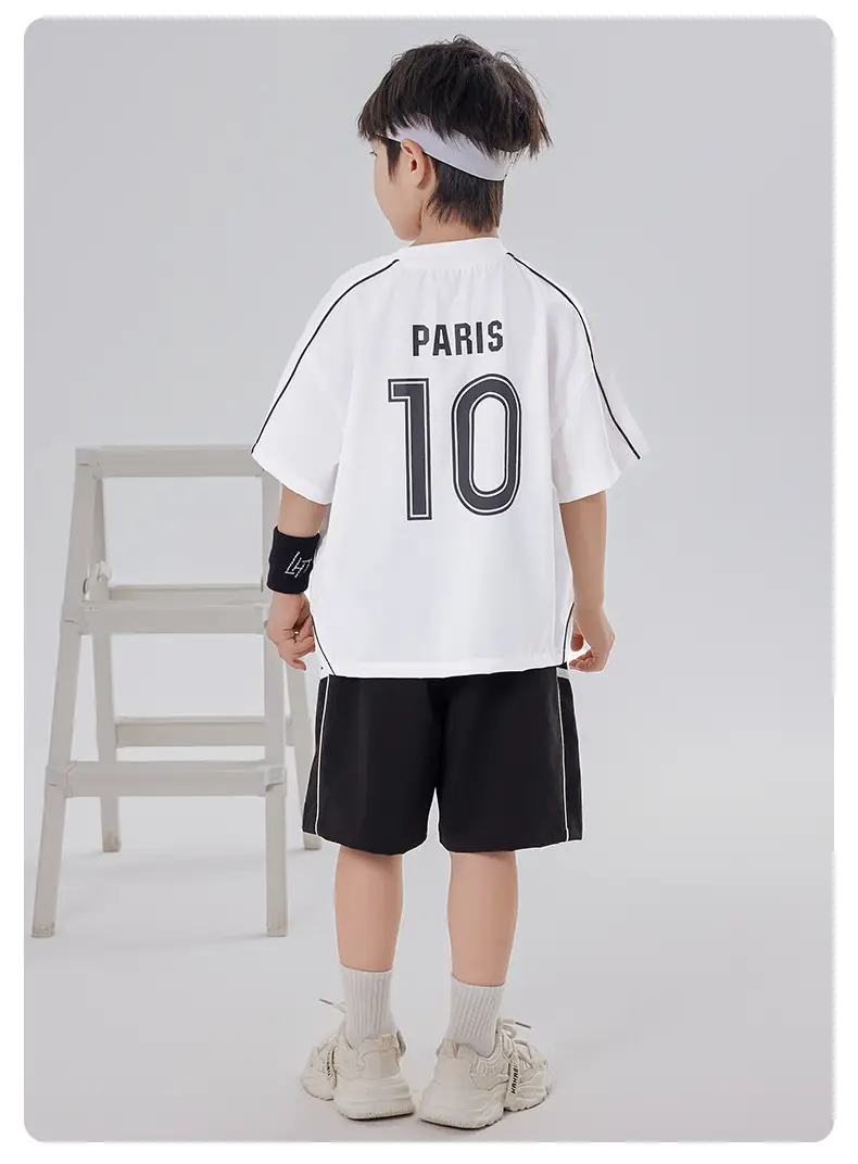 Boys' Paris 10 Jersey Sportswear Set Large — feature 7