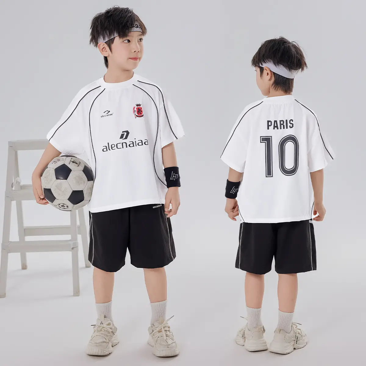 Boys' Paris 10 Jersey Sportswear Set Large