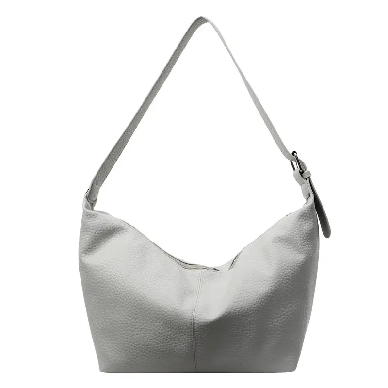 Women's Beige Leather Shoulder Bag 2025 New Style - Image 9