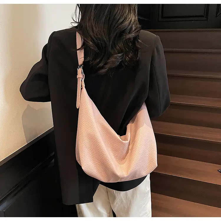 Women's Beige Leather Shoulder Bag 2025 New Style — feature 18