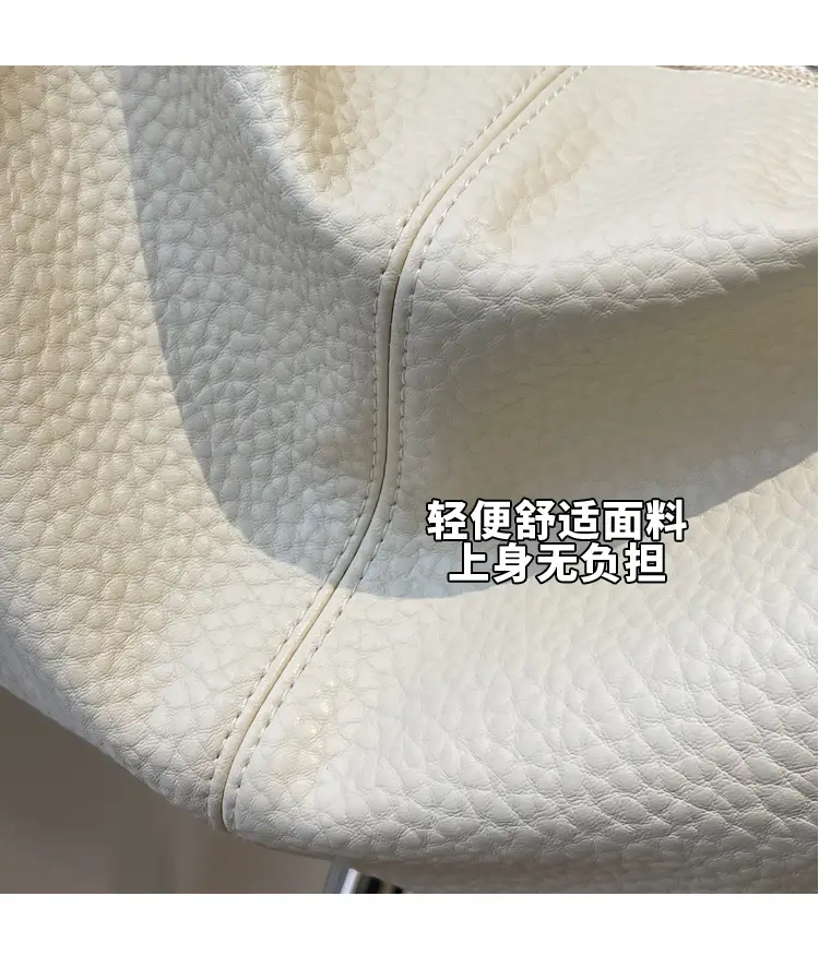 Women's Beige Leather Shoulder Bag 2025 New Style — feature 6
