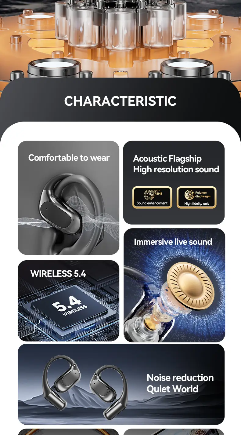 True Wireless Bluetooth Earphones with Smart AI Translation & Long Battery — feature 6