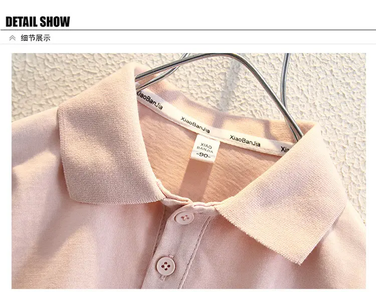 Pink Short Sleeve Polo Shirt for Boys Summer Wear — feature 12