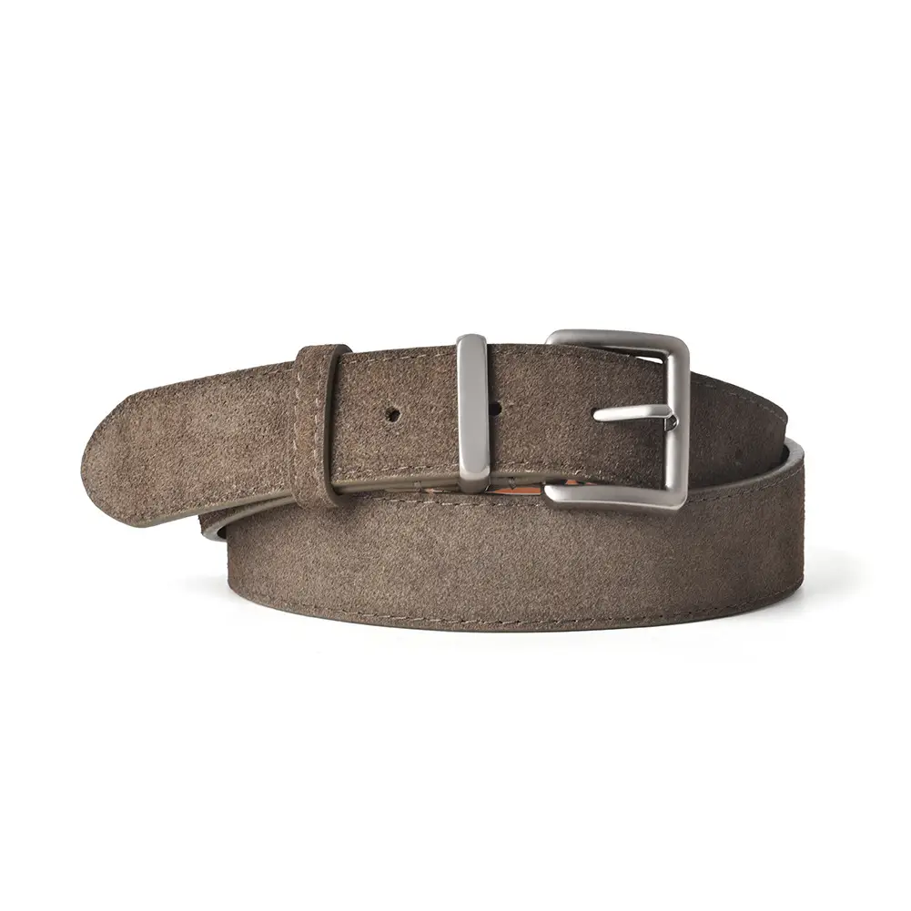 Women Genuine Leather Frosted Belt with Sweater Skirt Jeans - Image 10