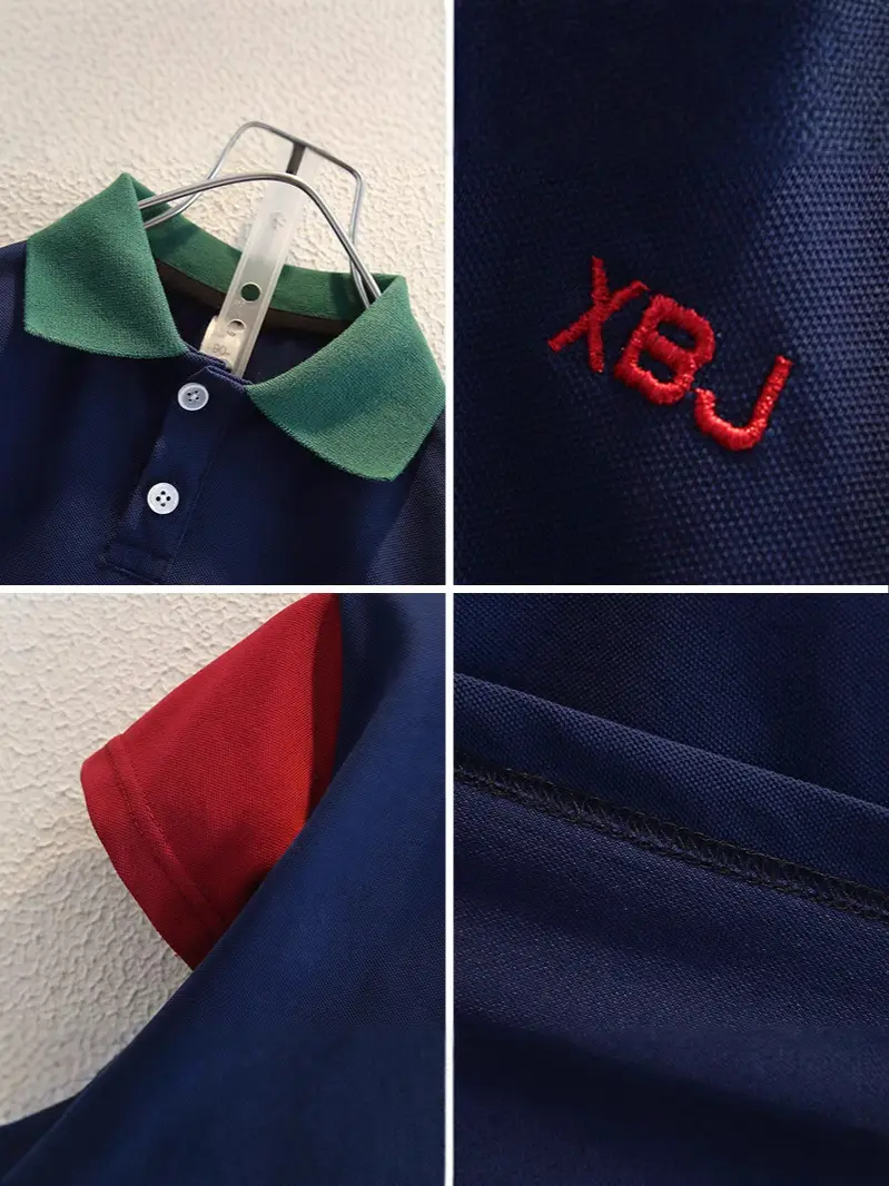 Boys Polo Shirt Navy Red Green 2026 XBU - Image 4