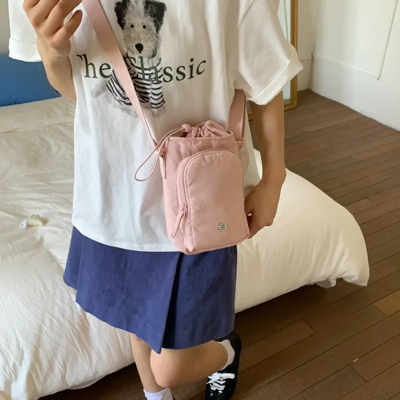 Light Pink Bucket Bag for Women 2025 Summer - Image 2