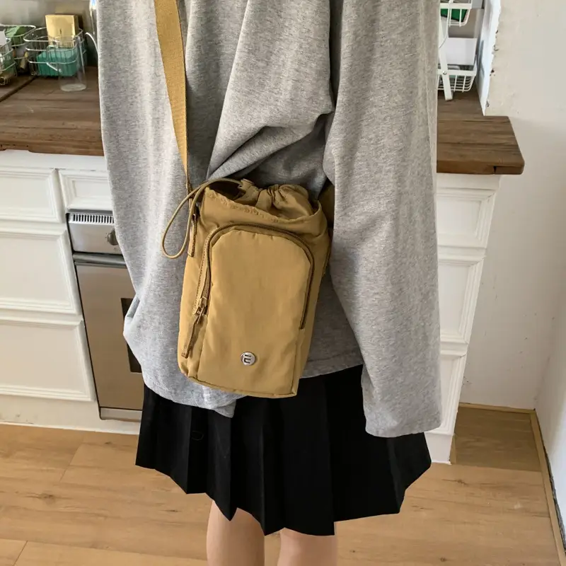 Light Pink Bucket Bag for Women 2025 Summer - Image 5