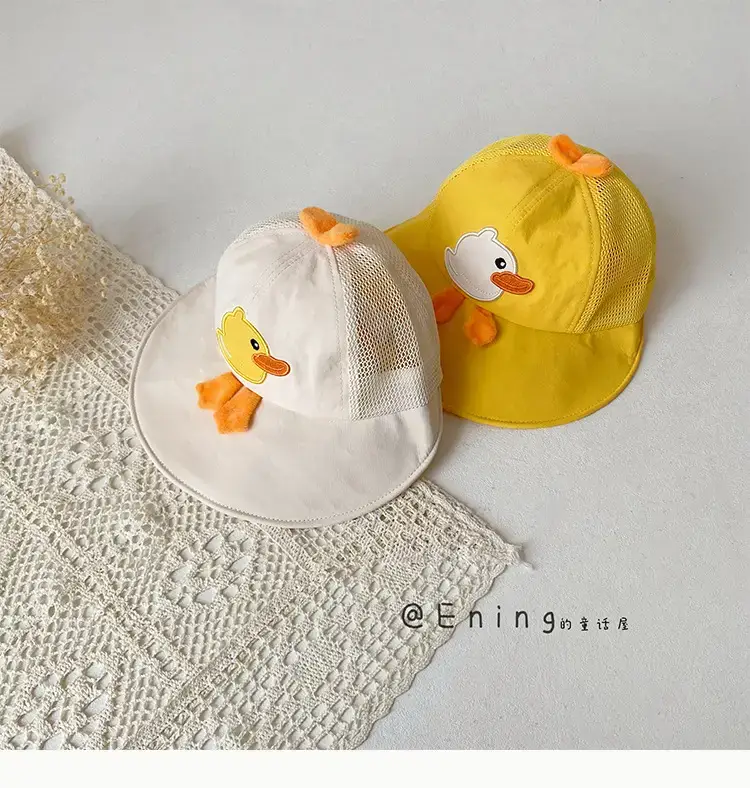 Yellow Duck Cap for Kids Boys Girls — feature 13