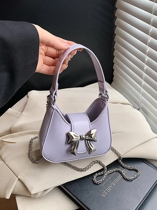Red Mini Bow Shoulder Crossbody Bag 2024
