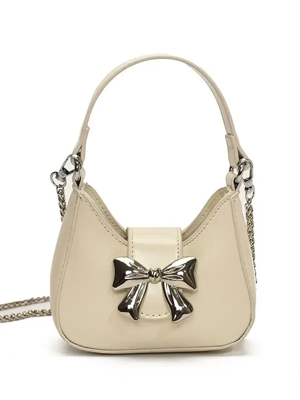 Red Mini Bow Shoulder Crossbody Bag 2024