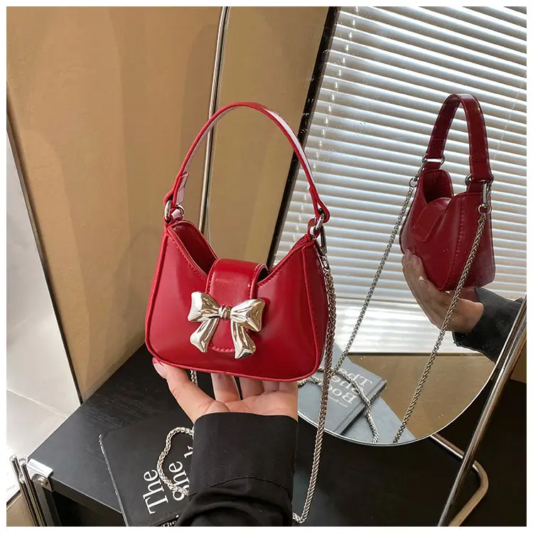 Red Mini Bow Shoulder Crossbody Bag 2024 — feature 25