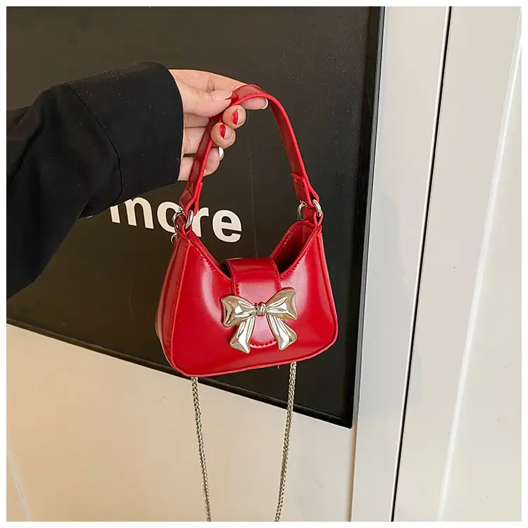 Red Mini Bow Shoulder Crossbody Bag 2024 — feature 27