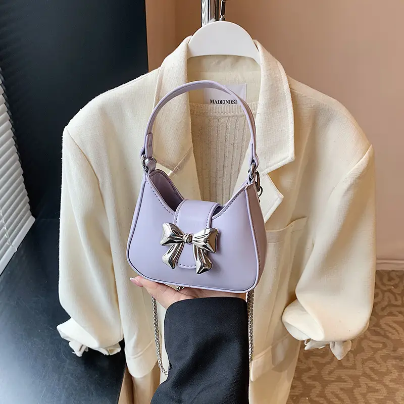 Red Mini Bow Shoulder Crossbody Bag 2024