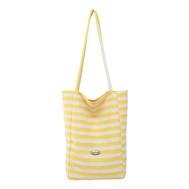 Women's Striped Shoulder Bags Yellow Red Blue Crossbody - Image 9