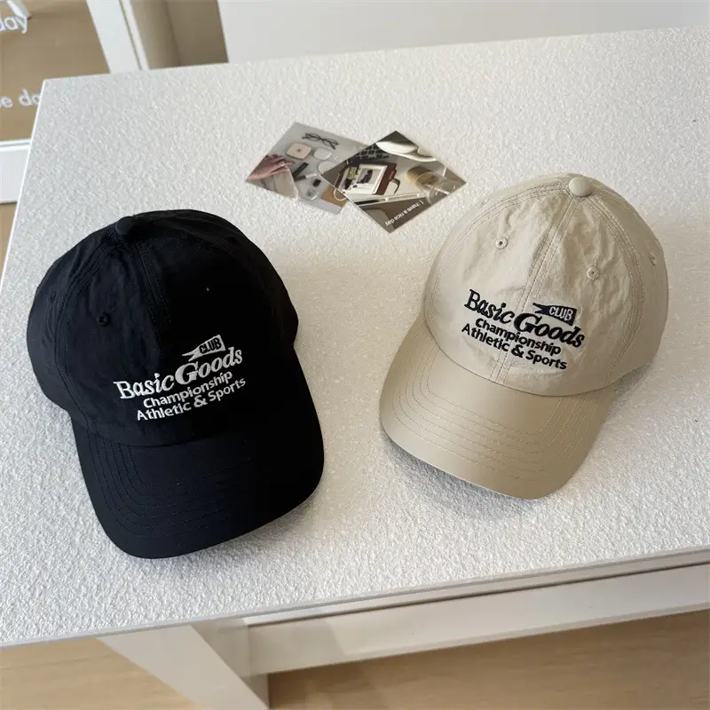 Orange Korean Letter Embroidered Cap Women Spring Summer Travel Sunshade - Image 10