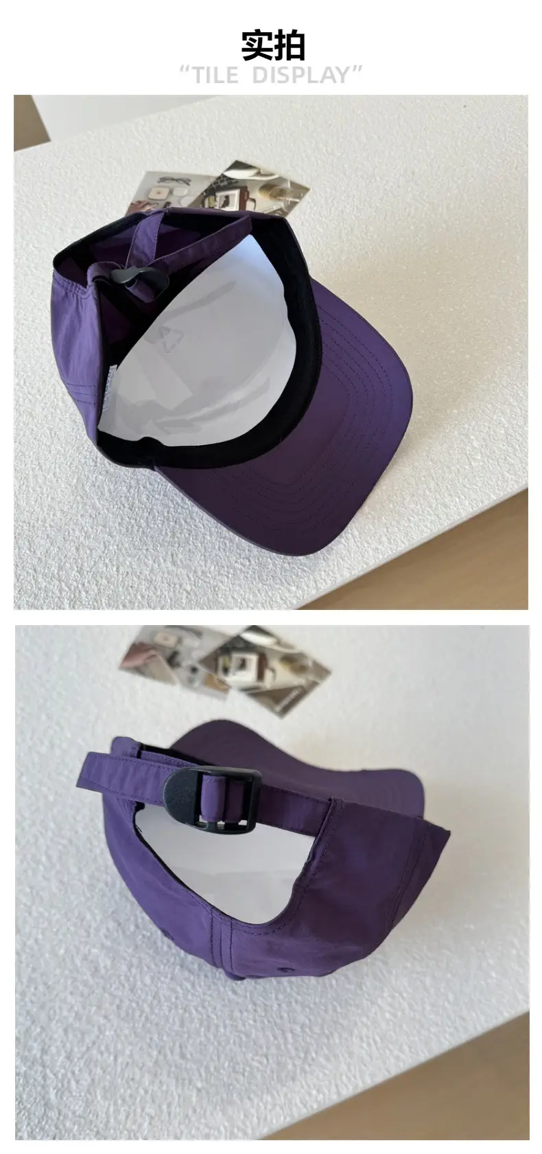 Orange Korean Letter Embroidered Cap Women Spring Summer Travel Sunshade — feature 5