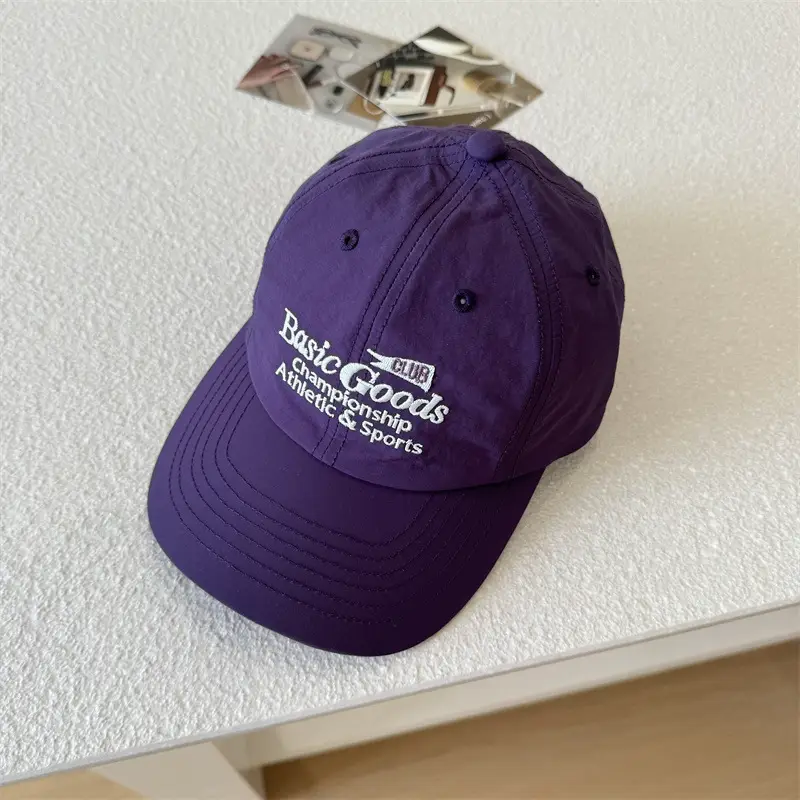 Orange Korean Letter Embroidered Cap Women Spring Summer Travel Sunshade - Image 5