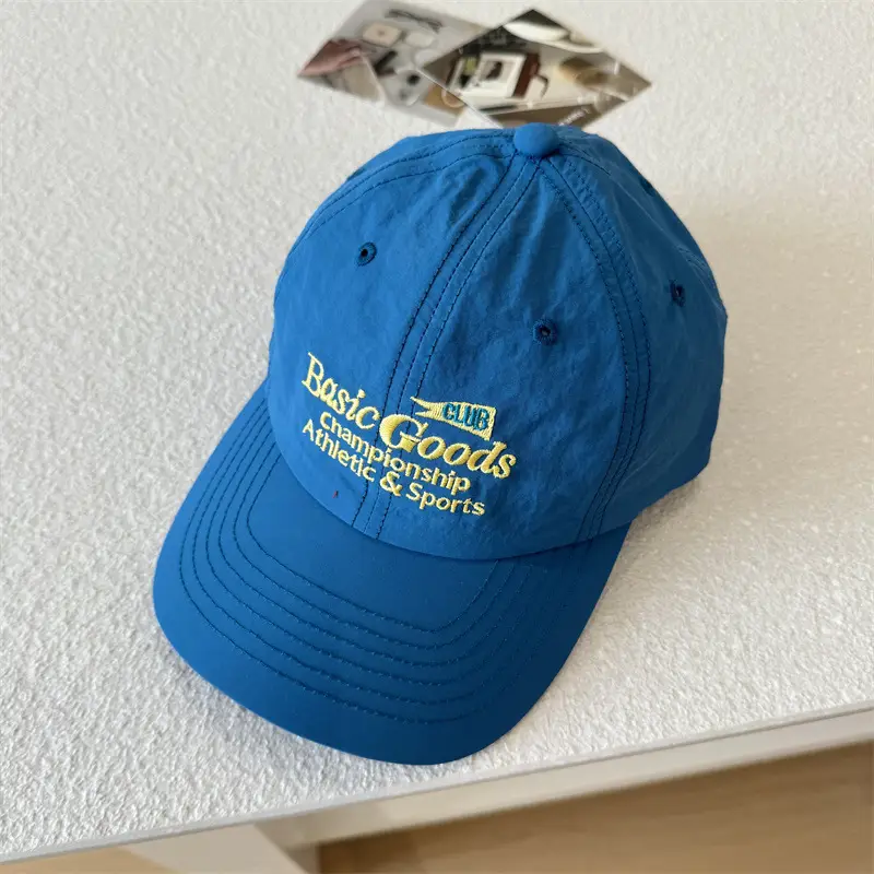 Orange Korean Letter Embroidered Cap Women Spring Summer Travel Sunshade - Image 6