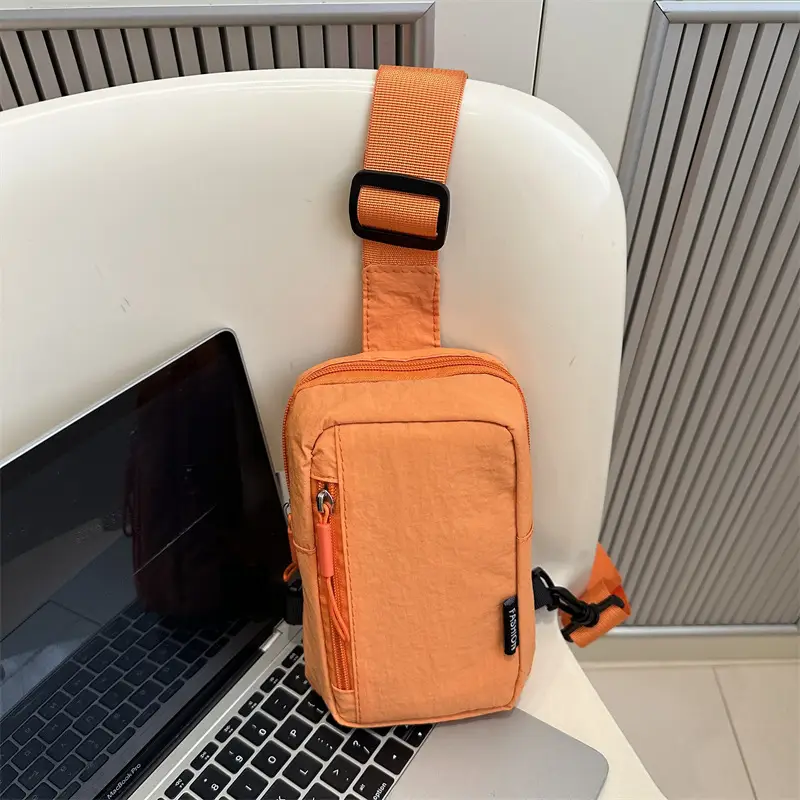 Orange Crossbody Bag for Men Women 2025 Street Fashion - Image 6