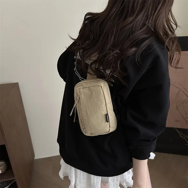 Orange Crossbody Bag for Men Women 2025 Street Fashion - Image 7