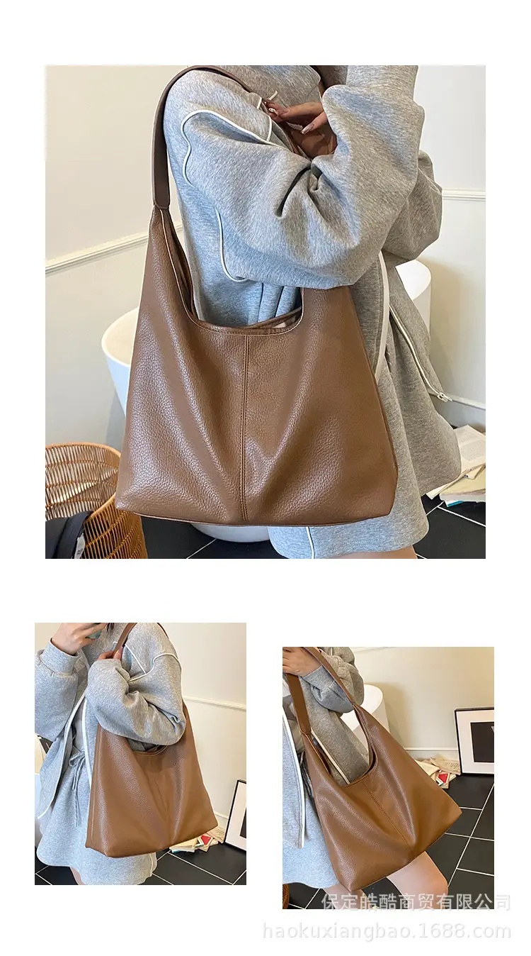 Cream Large Capacity Women's Shoulder Bag 2025 — feature 10