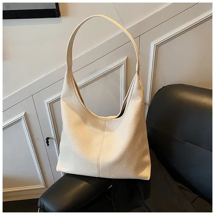 Cream Large Capacity Women's Shoulder Bag 2025 — feature 17
