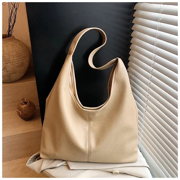 Cream Large Capacity Women's Shoulder Bag 2025 — feature 22