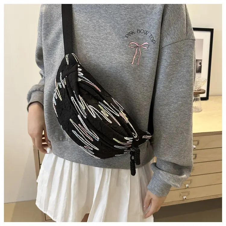 2026 Korean Style Women's Chest Bag with Embroidered Design — feature 29