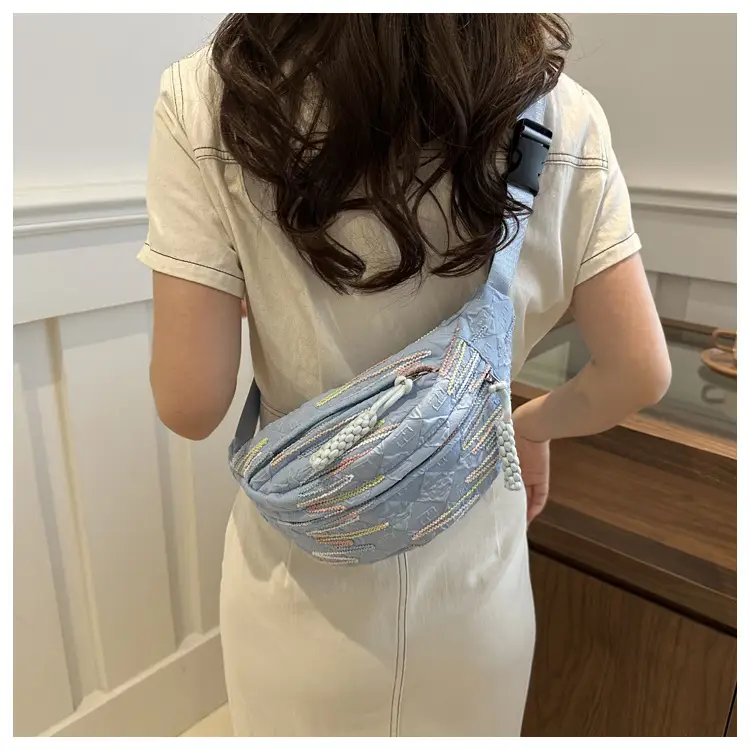 2026 Korean Style Women's Chest Bag with Embroidered Design — feature 31