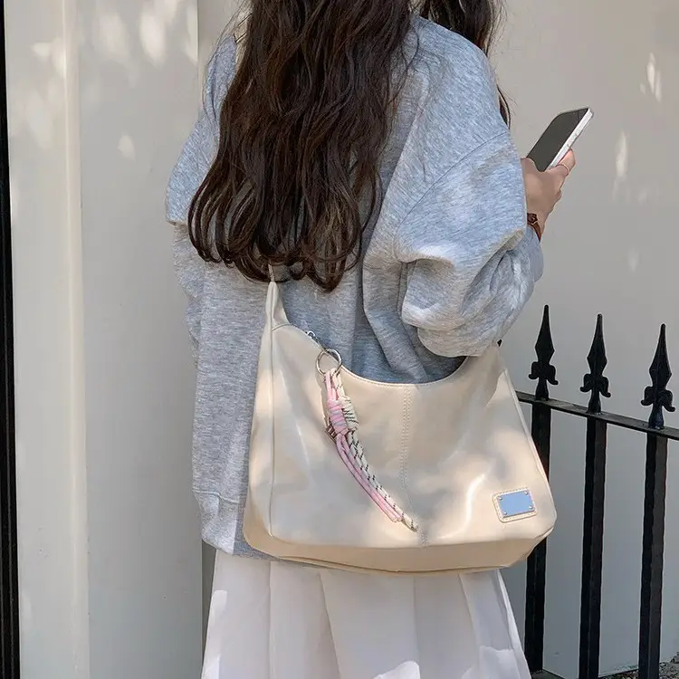 Pink Large Capacity Women's Tote Bag 2025 Spring Fashion - Image 5