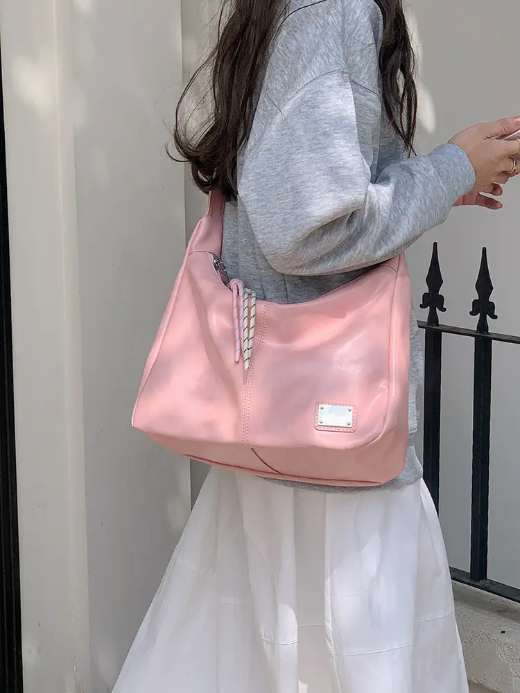 Pink Large Capacity Women's Tote Bag 2025 Spring Fashion — feature 8