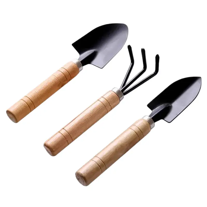 Three-Piece Set of Household Gardening Tools, Small Shovel, Small Shovel, Potted Soil Loosening, Weeding, Vegetable and Flower Growing Tools