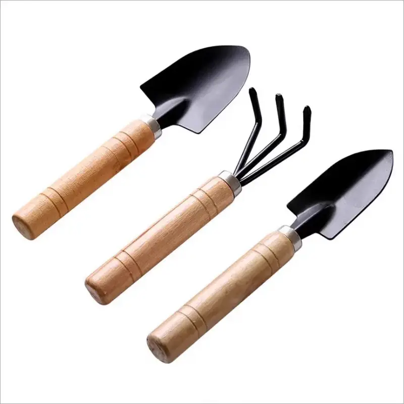 Three-Piece Set of Household Gardening Tools, Small Shovel, Small Shovel, Potted Soil Loosening, Weeding, Vegetable and Flower Growing Tools