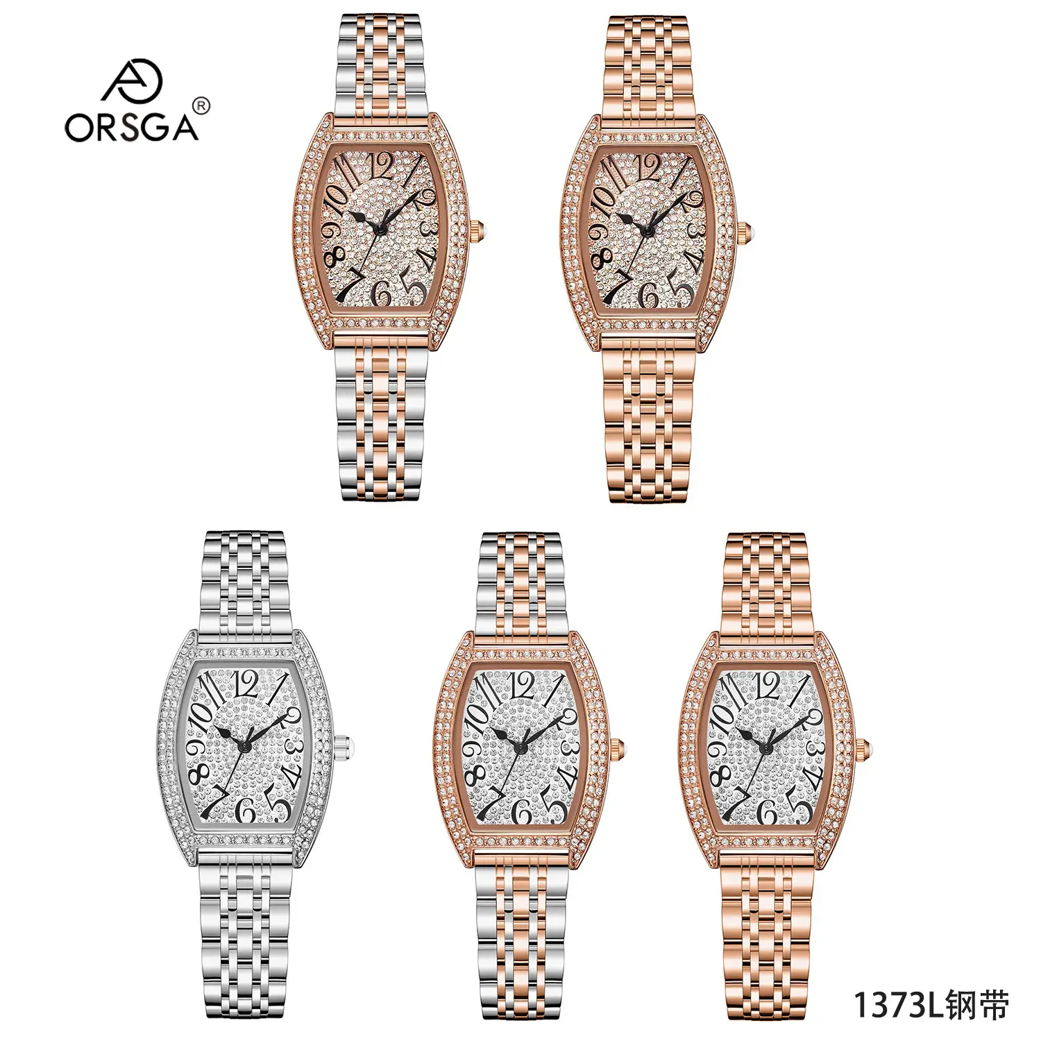 Orsga Women's Diamond Watch Silver Bracelet Light Crystal — feature 12