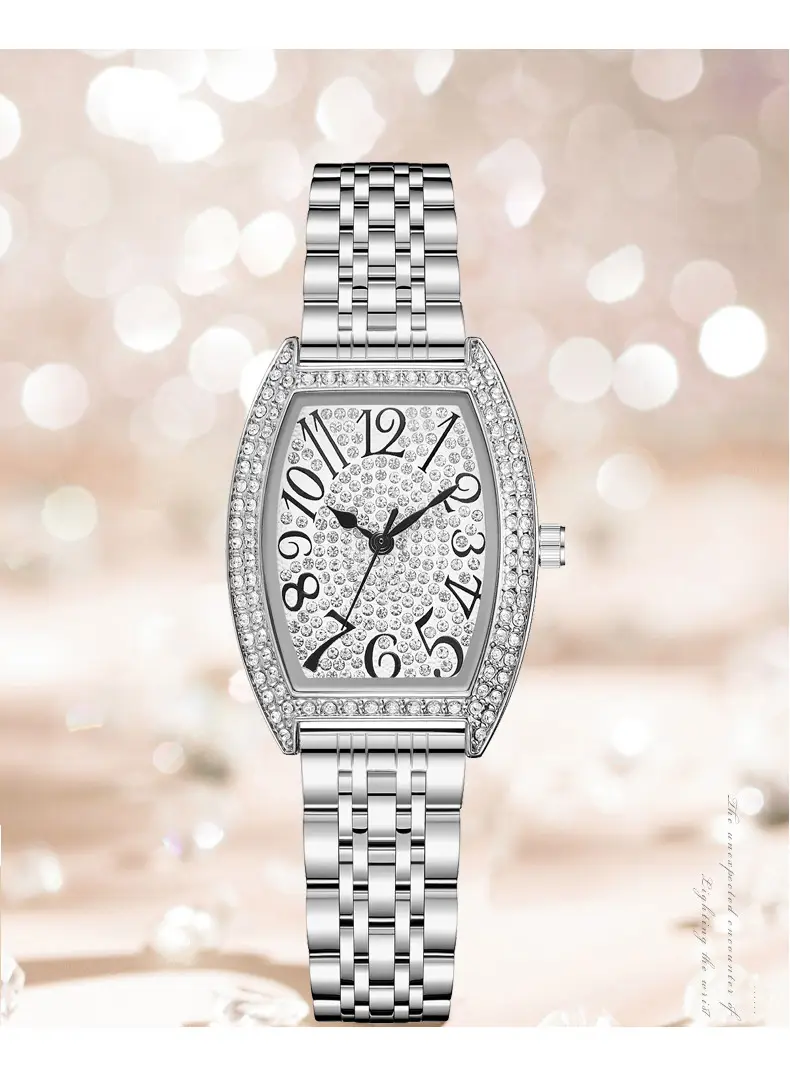 Orsga Women's Diamond Watch Silver Bracelet Light Crystal — feature 5