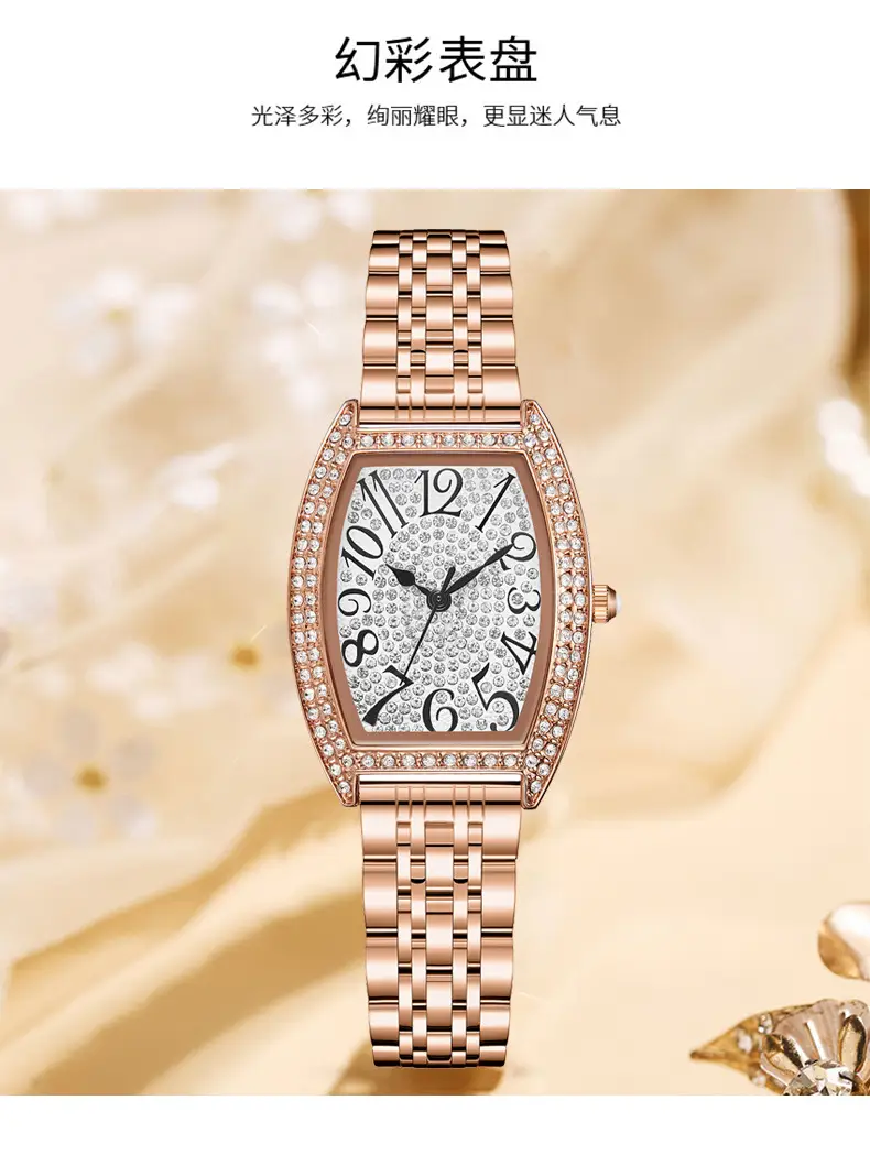 Orsga Women's Diamond Watch Silver Bracelet Light Crystal — feature 6