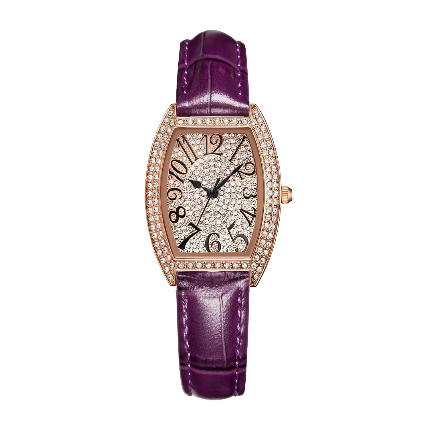 Orsga Women's Diamond Watch Silver Bracelet Light Crystal - Image 14