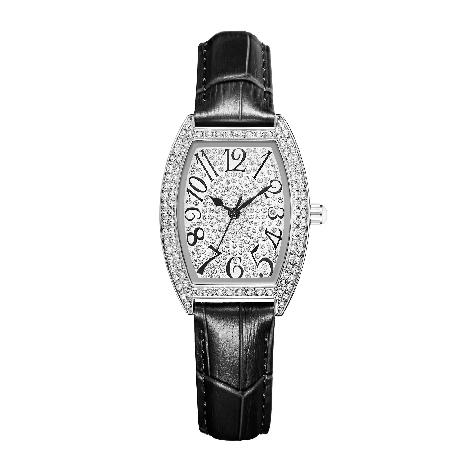 Orsga Women's Diamond Watch Silver Bracelet Light Crystal - Image 6