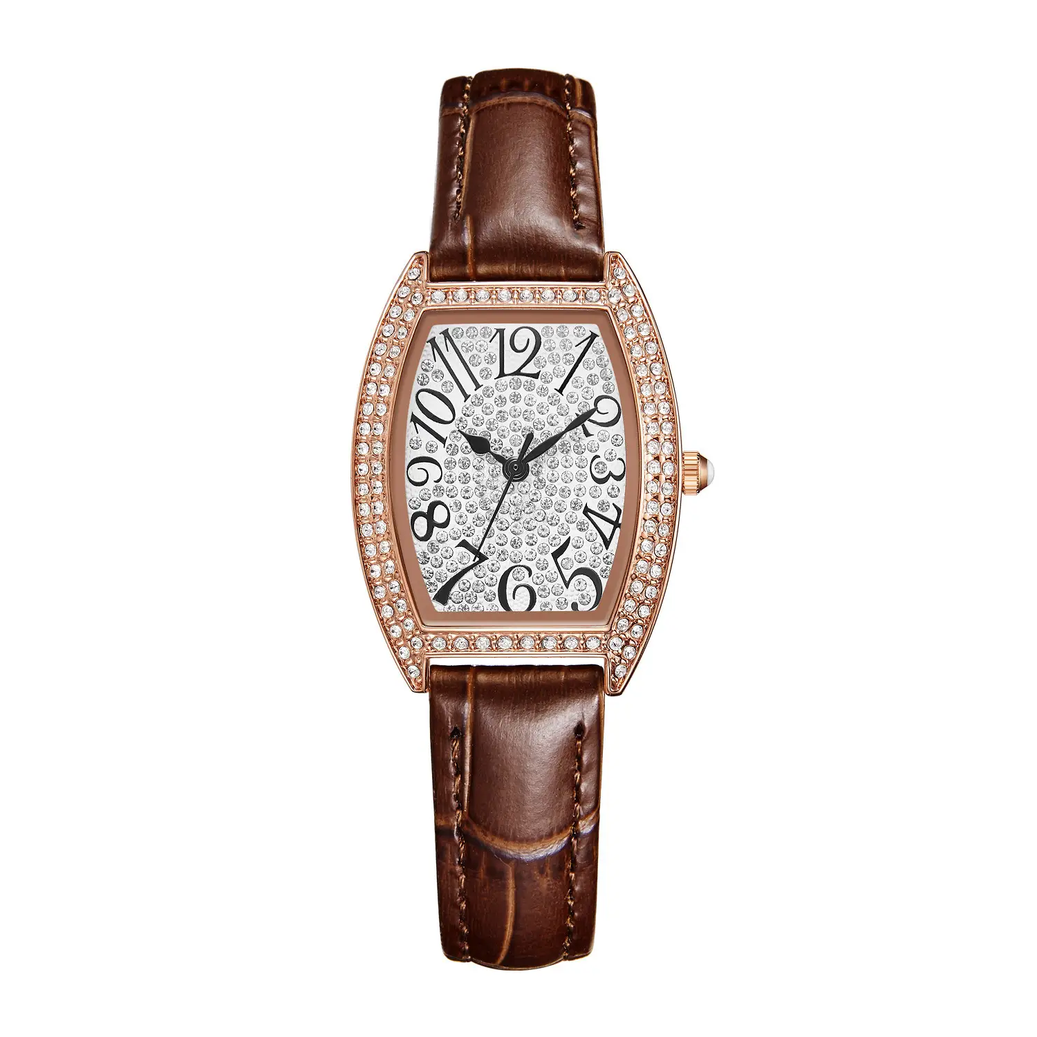 Orsga Women's Diamond Watch Silver Bracelet Light Crystal - Image 7