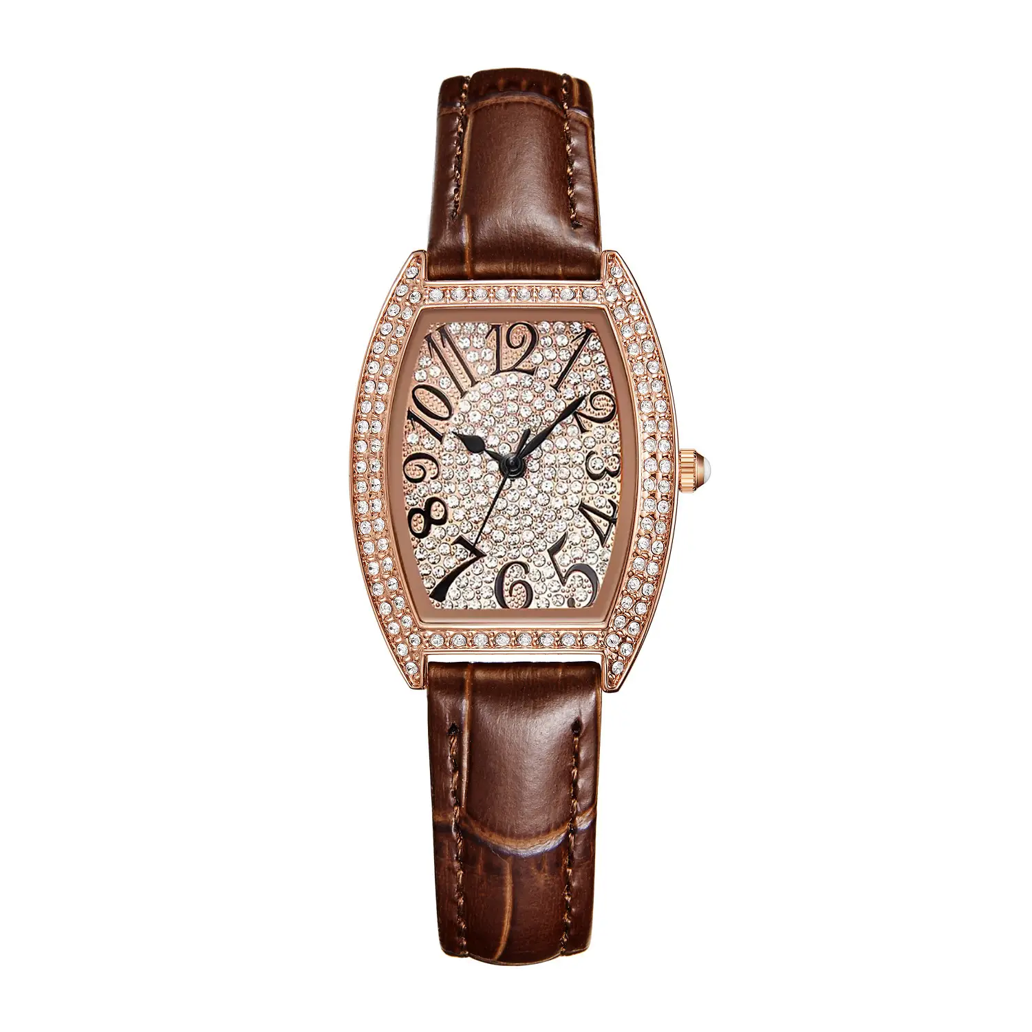 Orsga Women's Diamond Watch Silver Bracelet Light Crystal - Image 8