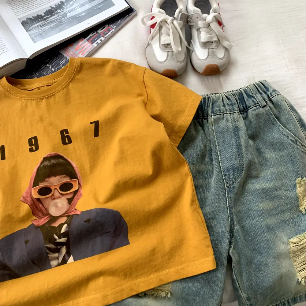 Boys Cotton T-Shirt 1987 Print Summer Wear 2025 - Image 5