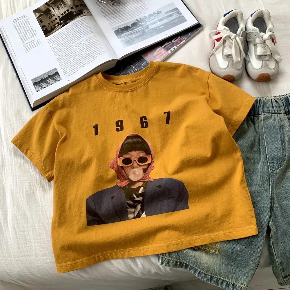 Boys Cotton T-Shirt 1987 Print Summer Wear 2025 — feature 2